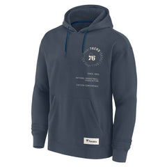 Philadelphia 76ers Future Ground Info Elements Premium Pullover Hoodie Blue