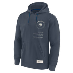 Minnesota Timberwolves Future Ground Info Elements Premium Pullover Hoodie Blue