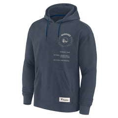 Golden State Warriors Future Ground Info Elements Premium Pullover Hoodie Blue