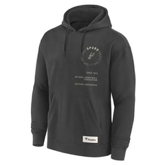 San Antonio Spurs Future Ground Info Elements Premium Pullover Hoodie Gray