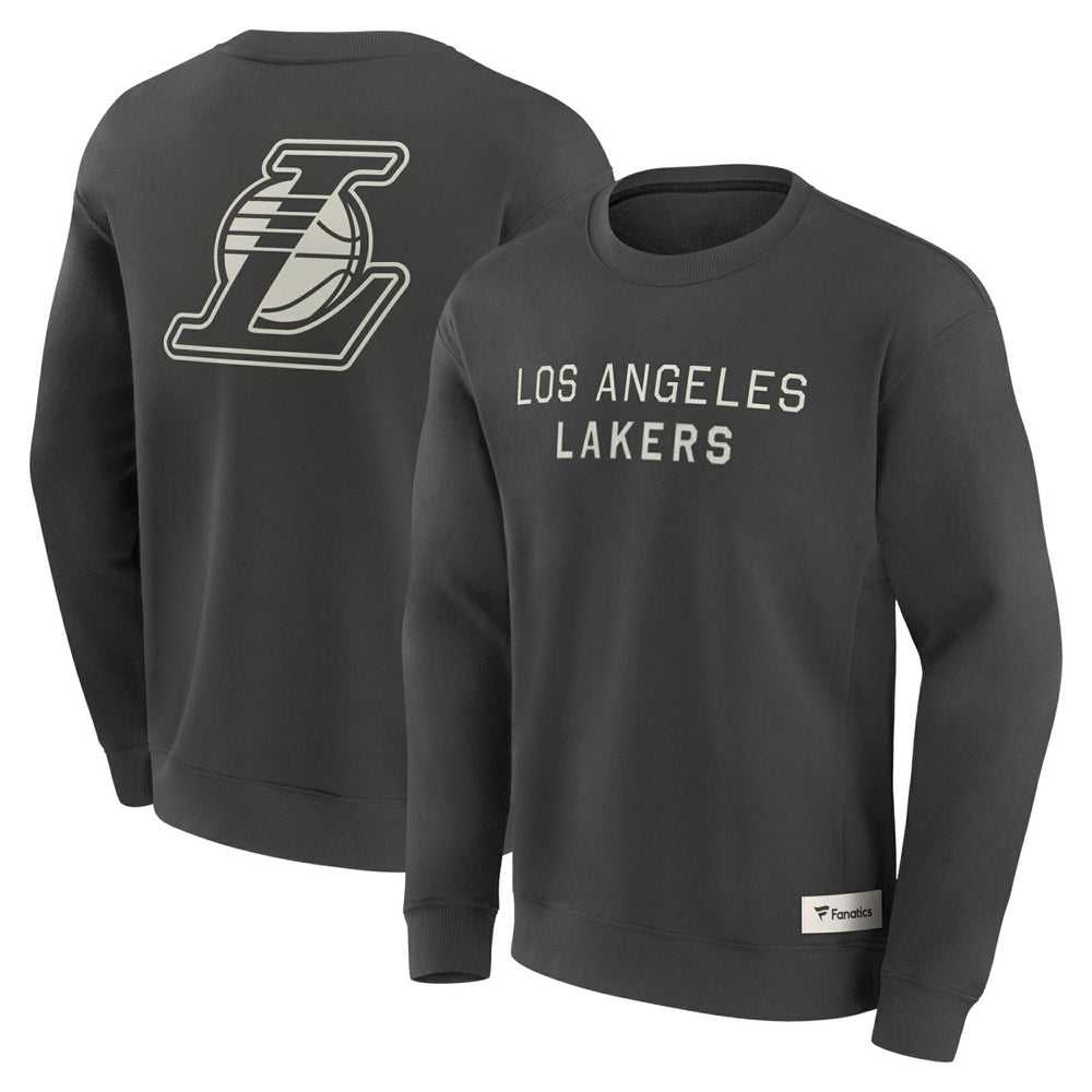 Los Angeles Lakers Elements Future Ground Lettering Pullover Sweatshirt Gray