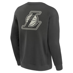Los Angeles Lakers Elements Future Ground Lettering Pullover Sweatshirt Gray