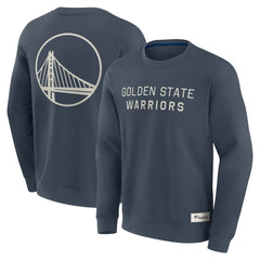 Golden State Warriors Elements Future Ground Lettering Pullover Sweatshirt Blue