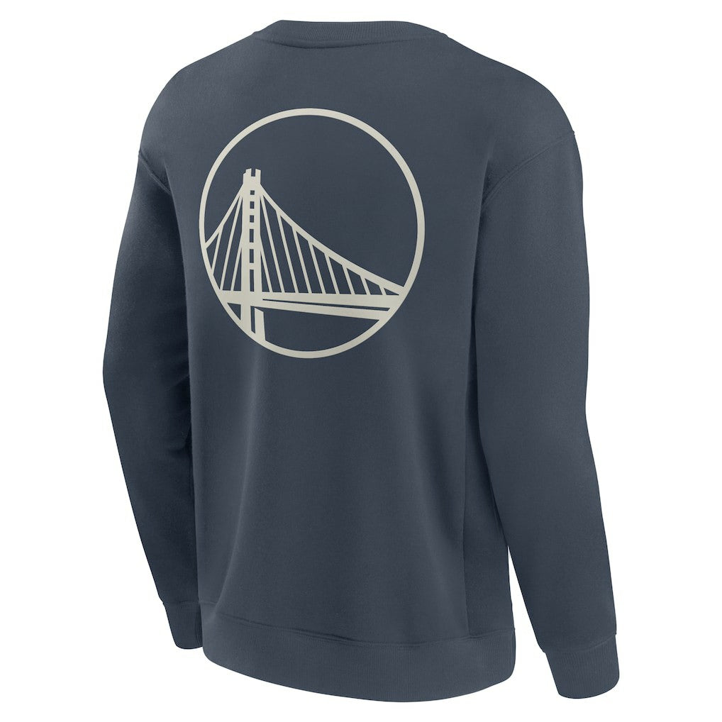 Golden State Warriors Elements Future Ground Lettering Pullover Sweatshirt Blue