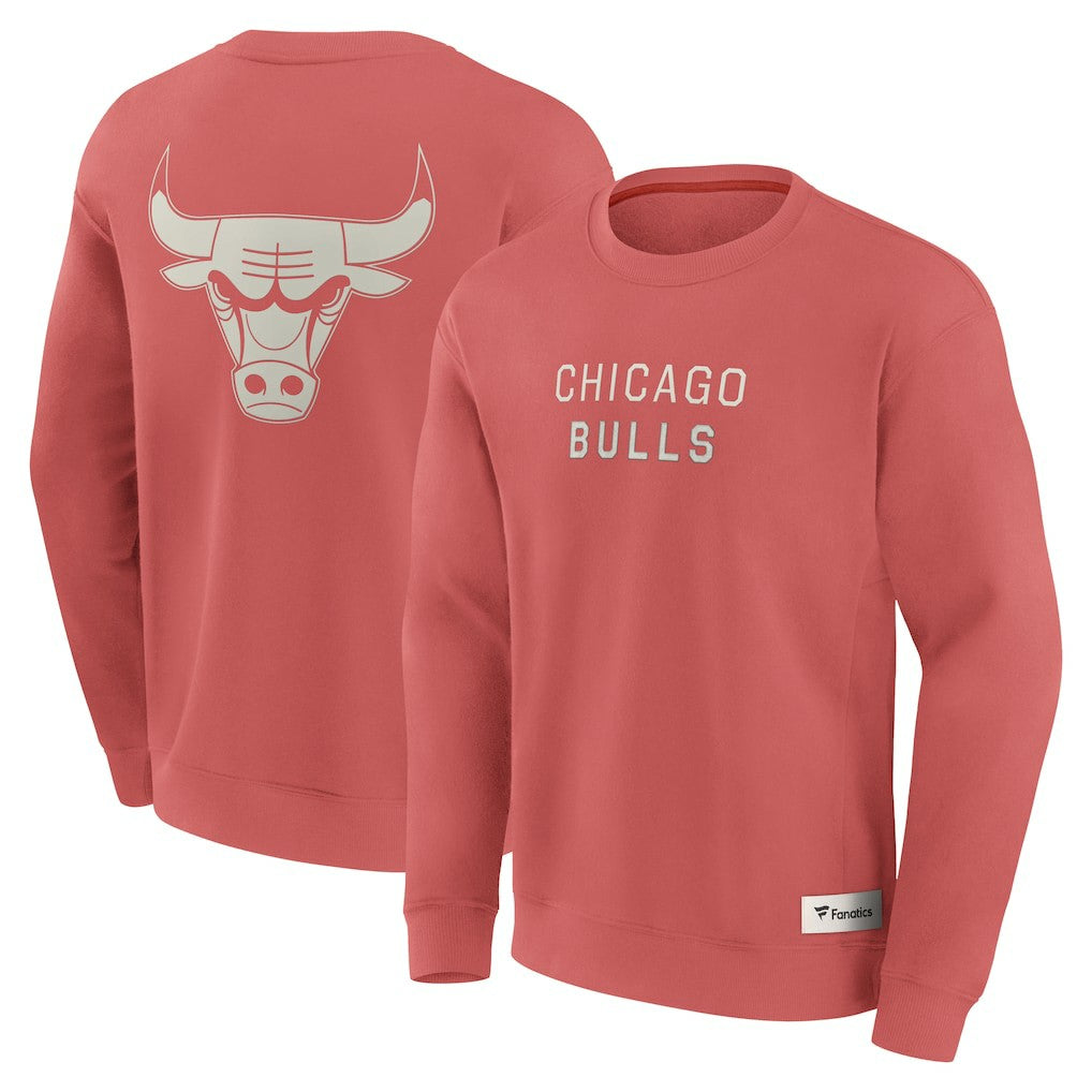 Chicago Bulls Elements Future Ground Lettering Pullover Sweatshirt Red