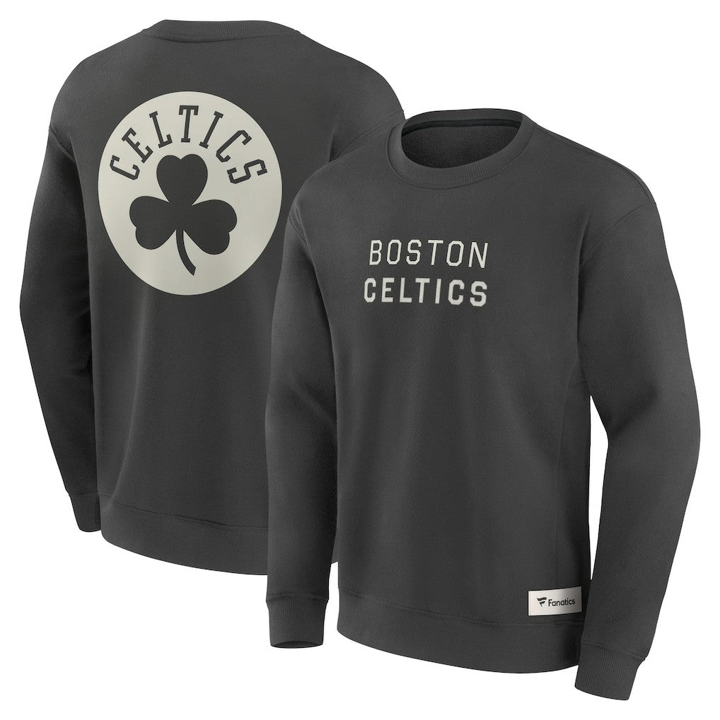 Boston Celtics Elements Future Ground Lettering Pullover Sweatshirt Gray