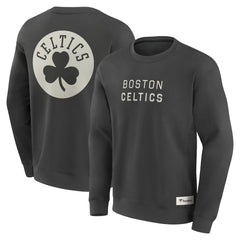 Boston Celtics Elements Future Ground Lettering Pullover Sweatshirt Gray