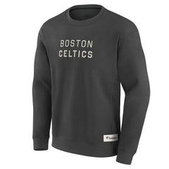 Boston Celtics Elements Future Ground Lettering Pullover Sweatshirt Gray