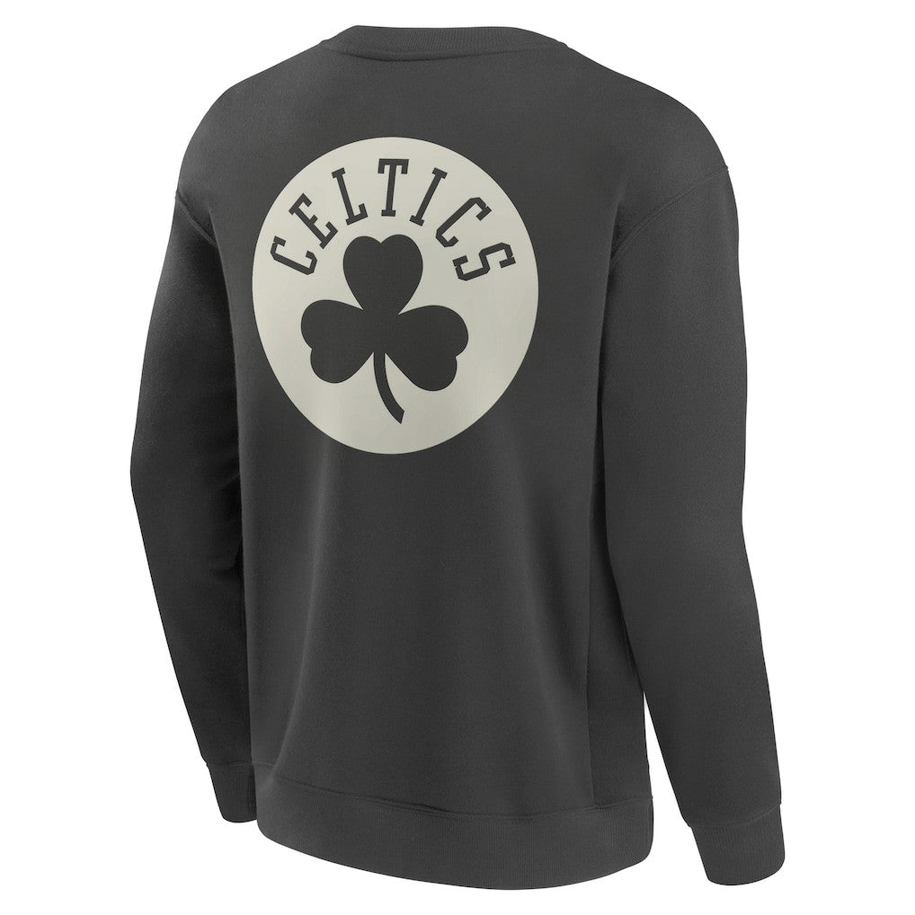 Boston Celtics Elements Future Ground Lettering Pullover Sweatshirt Gray