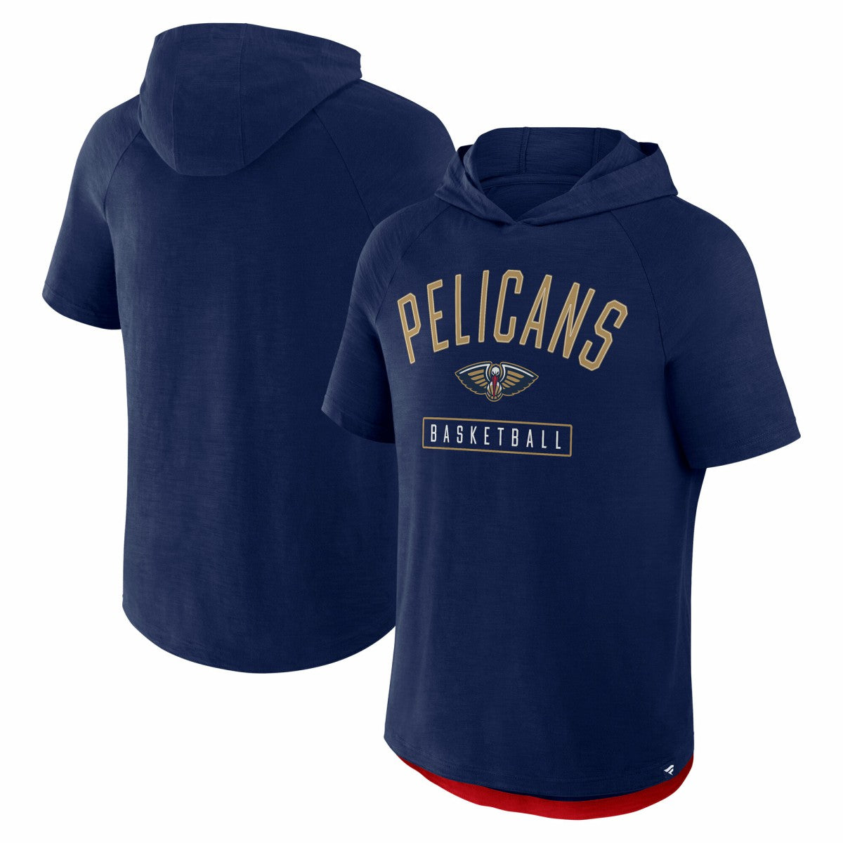New Orleans Pelicans Pass Legend Raglan Hoodie T-Shirt Navy