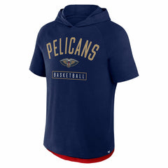 New Orleans Pelicans Pass Legend Raglan Hoodie T-Shirt Navy