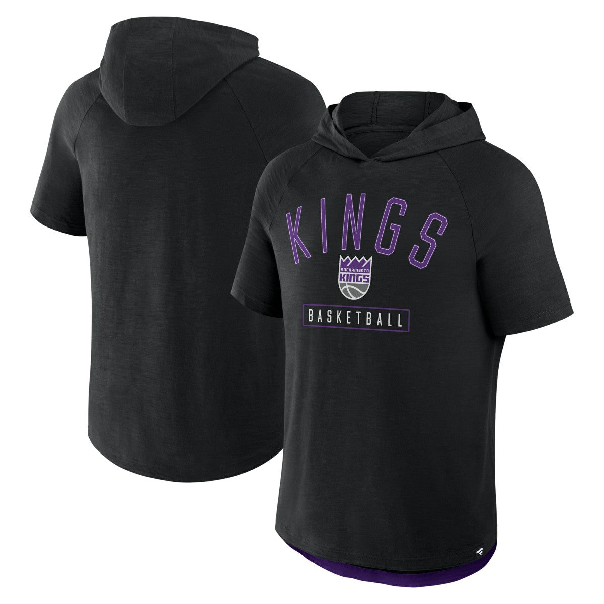 Sacramento Kings Pass Legend Raglan Hoodie T-Shirt Black