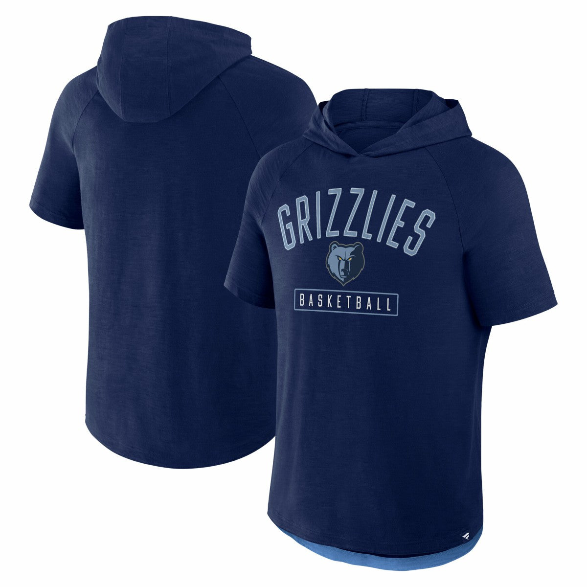 Memphis Grizzlies Pass Legend Raglan Hoodie T-Shirt Navy