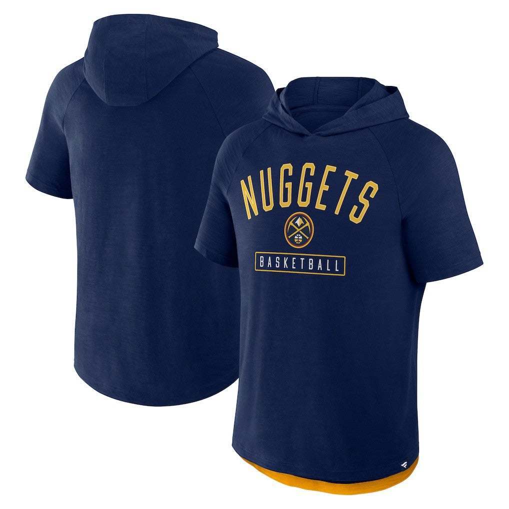 Denver Nuggets Pass Legend Raglan Hoodie T-Shirt Navy