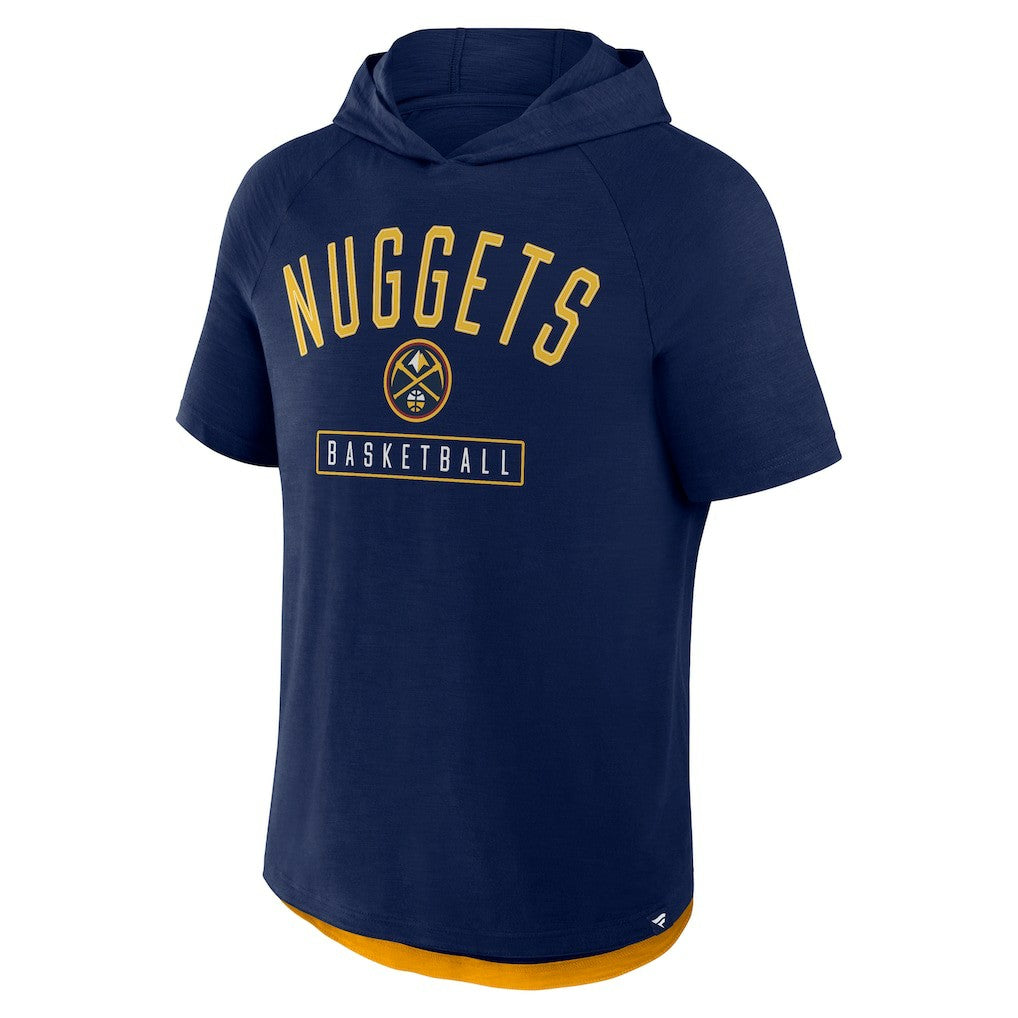 Denver Nuggets Pass Legend Raglan Hoodie T-Shirt Navy
