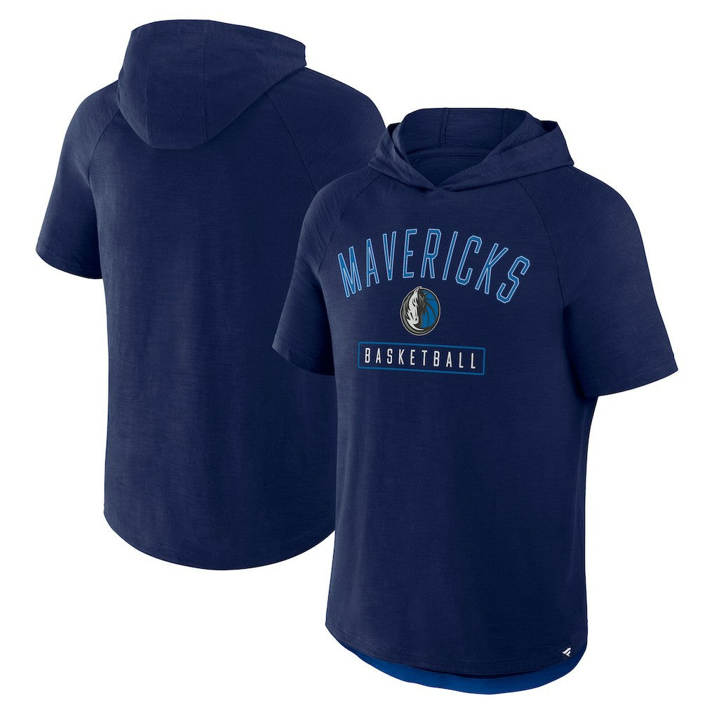 Dallas Mavericks Pass Legend Raglan Hoodie T-Shirt Navy