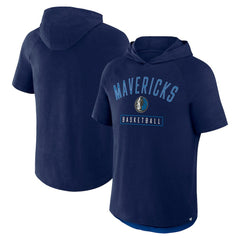 Dallas Mavericks Pass Legend Raglan Hoodie T-Shirt Navy