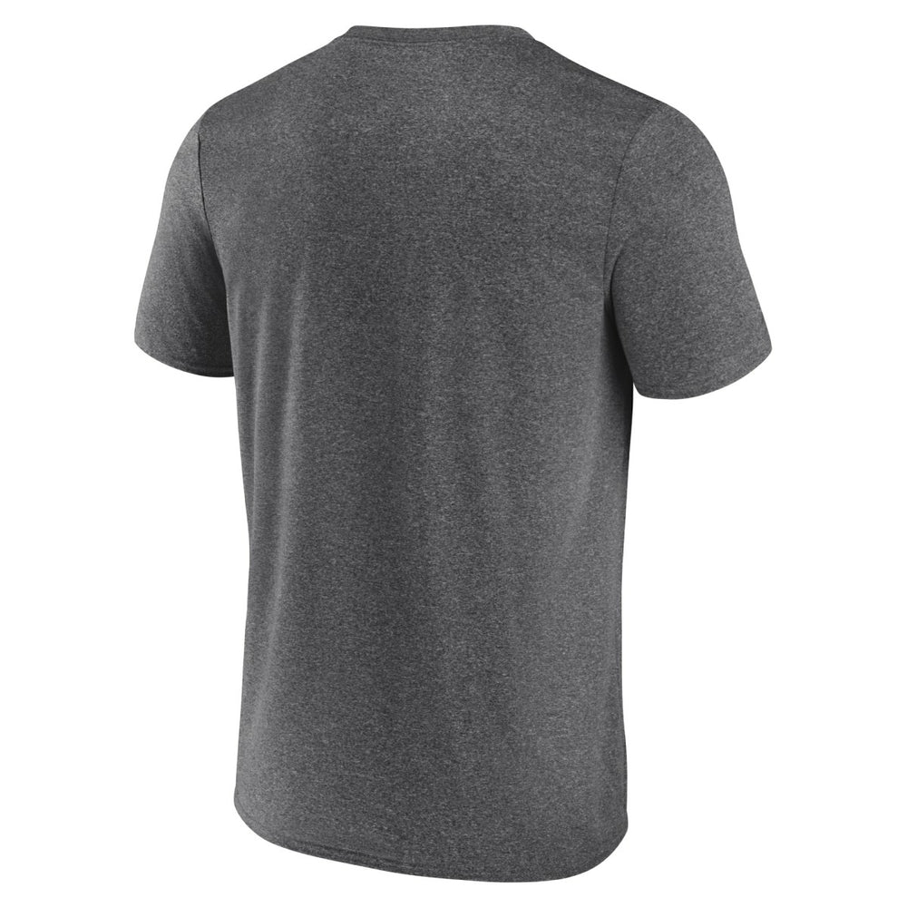 Sacramento Kings Logo Athletic Block Practice Performance T-Shirt Heather Charcoal