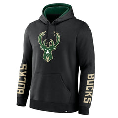 Milwaukee Bucks Legacy Guard Pullover Hoodie Black