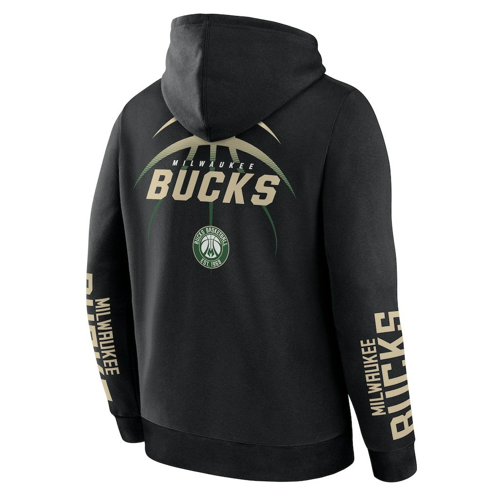 Milwaukee Bucks Legacy Guard Pullover Hoodie Black