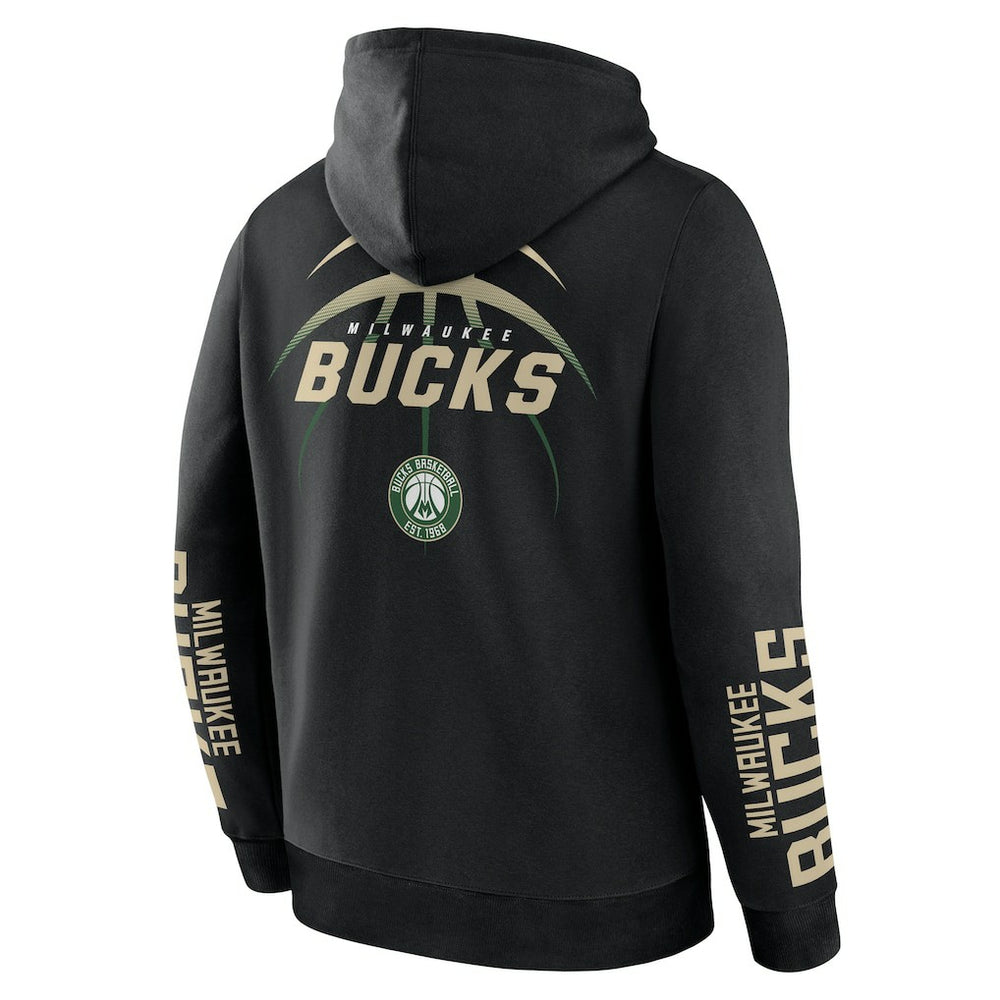 Milwaukee Bucks Legacy Guard Pullover Hoodie Black