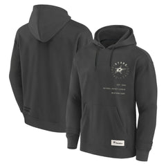 NHL Dallas Stars Fanatics Future Ground Info Pullover Hoodie - Charcoal
