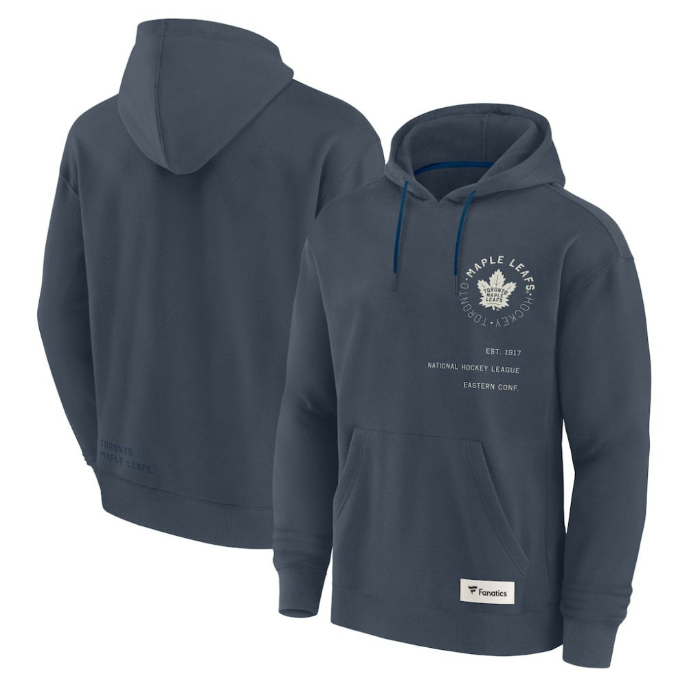 NHL Toronto Maple Leafs Fanatics Future Ground Info Pullover Hoodie - Navy