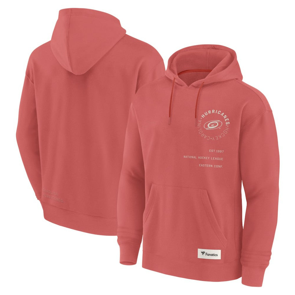 NHL Carolina Hurricanes Fanatics Future Ground Info Pullover Hoodie - Red