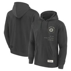 NHL Boston Bruins Fanatics Future Ground Info Pullover Hoodie - Charcoal