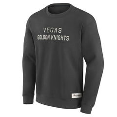 NHL Vegas Golden Knights Fanatics Elements Future Ground Lettering Pullover Sweatshirt - Charcoal