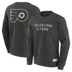 NHL Philadelphia Flyers Fanatics Elements Future Ground Lettering Pullover Sweatshirt - Charcoal