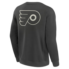 NHL Philadelphia Flyers Fanatics Elements Future Ground Lettering Pullover Sweatshirt - Charcoal