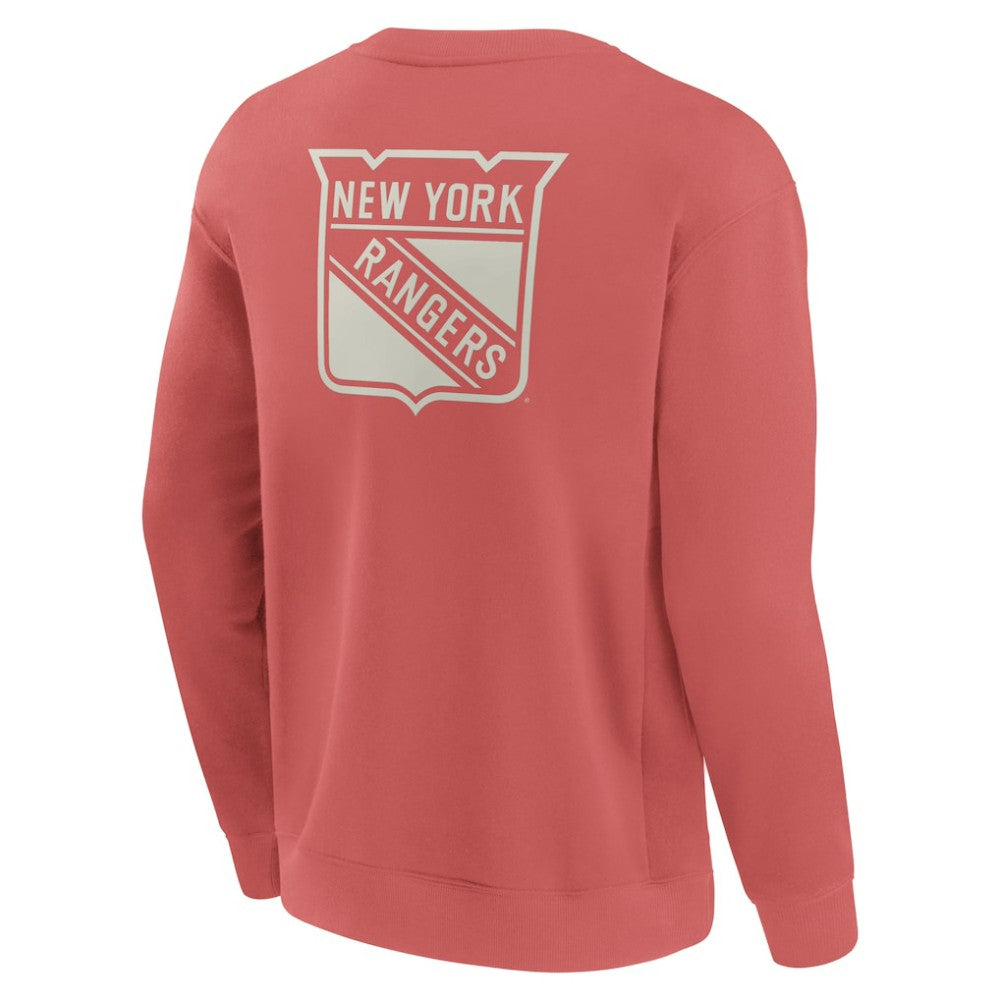 NHL New York Rangers Fanatics Elements Future Ground Lettering Pullover Sweatshirt - Red