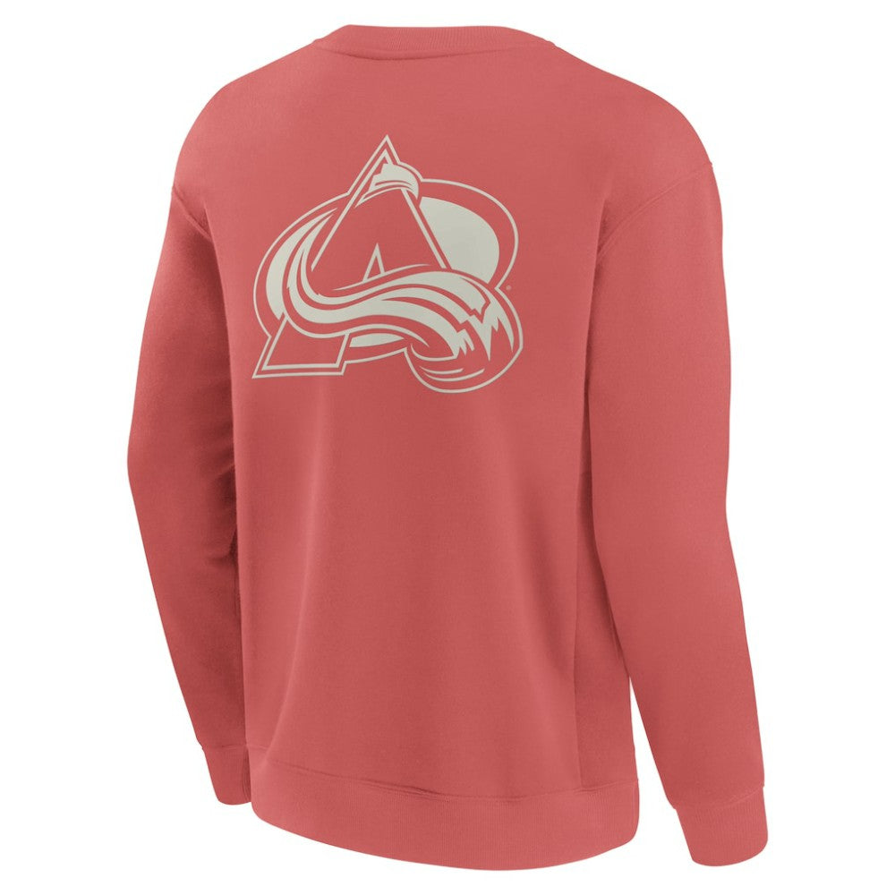 NHL Colorado Avalanche Fanatics Elements Future Ground Lettering Pullover Sweatshirt - Red