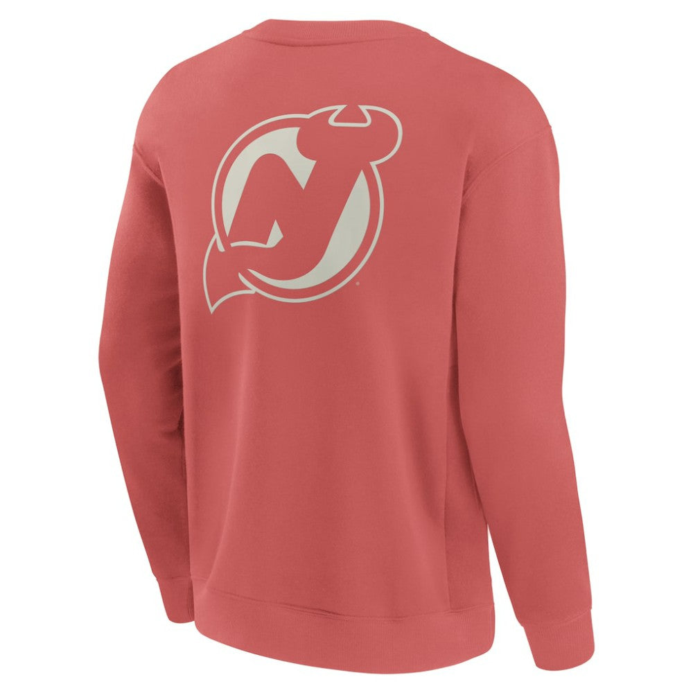 NHL New Jersey Devils Fanatics Elements Future Ground Lettering Pullover Sweatshirt - Red