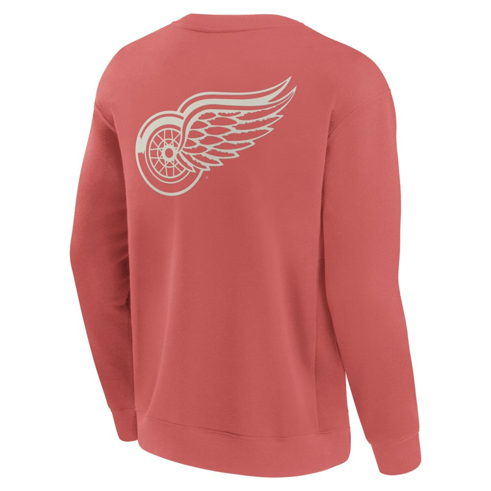 NHL Detroit Red Wings Fanatics Elements Future Ground Lettering Pullover Sweatshirt - Red