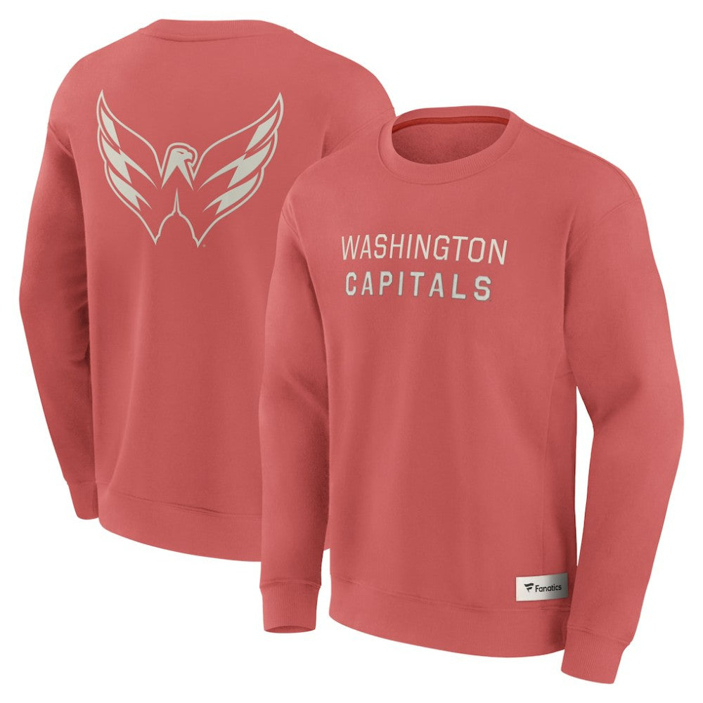 NHL Washington Capitals Fanatics Elements Future Ground Lettering Pullover Sweatshirt - Red