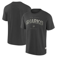 NHL San Jose Sharks Fanatics Elements Weathered Tonal Future Ground T-Shirt - Charcoal