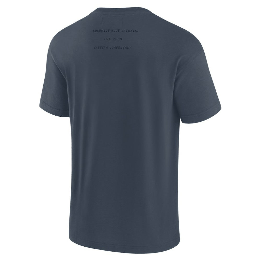NHL Columbus Blue Jackets Fanatics Elements Weathered Tonal Future Ground T-Shirt - Navy