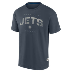 NHL Winnipeg Jets Fanatics Elements Weathered Tonal Future Ground T-Shirt - Navy