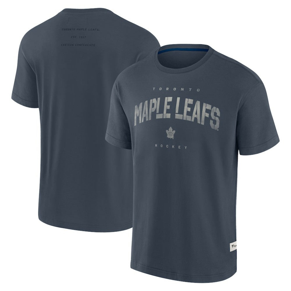 NHL Toronto Maple Leafs Fanatics Elements Weathered Tonal Future Ground T-Shirt - Navy