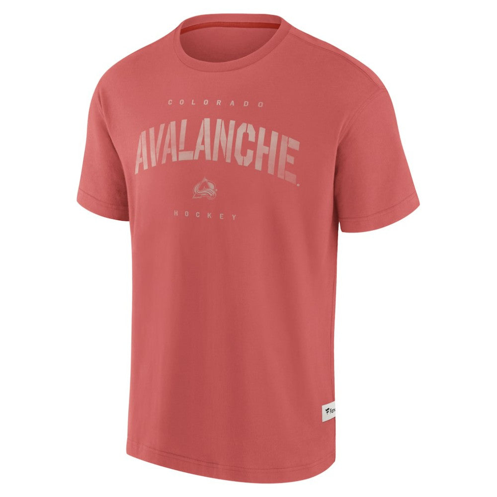 NHL Colorado Avalanche Fanatics Elements Weathered Tonal Future Ground T-Shirt - Red