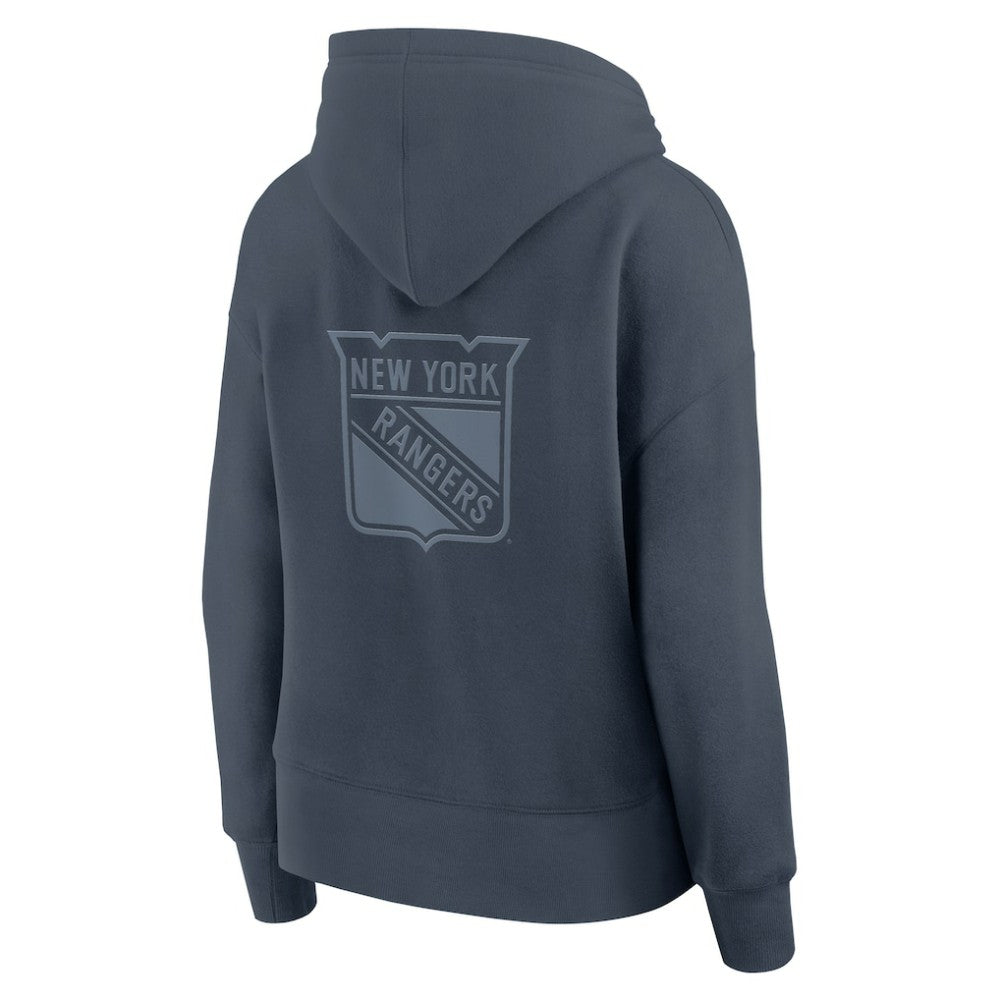 NHL New York Rangers Fanatics Women's Elements Future Ground Subtle Tonal Pullover Hoodie - Blue