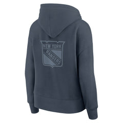 NHL New York Rangers Fanatics Women's Elements Future Ground Subtle Tonal Pullover Hoodie - Blue