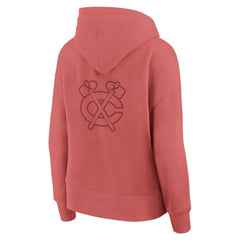 NHL Chicago Blackhawks Fanatics Women's Elements Future Ground Subtle Tonal Pullover Hoodie - Red
