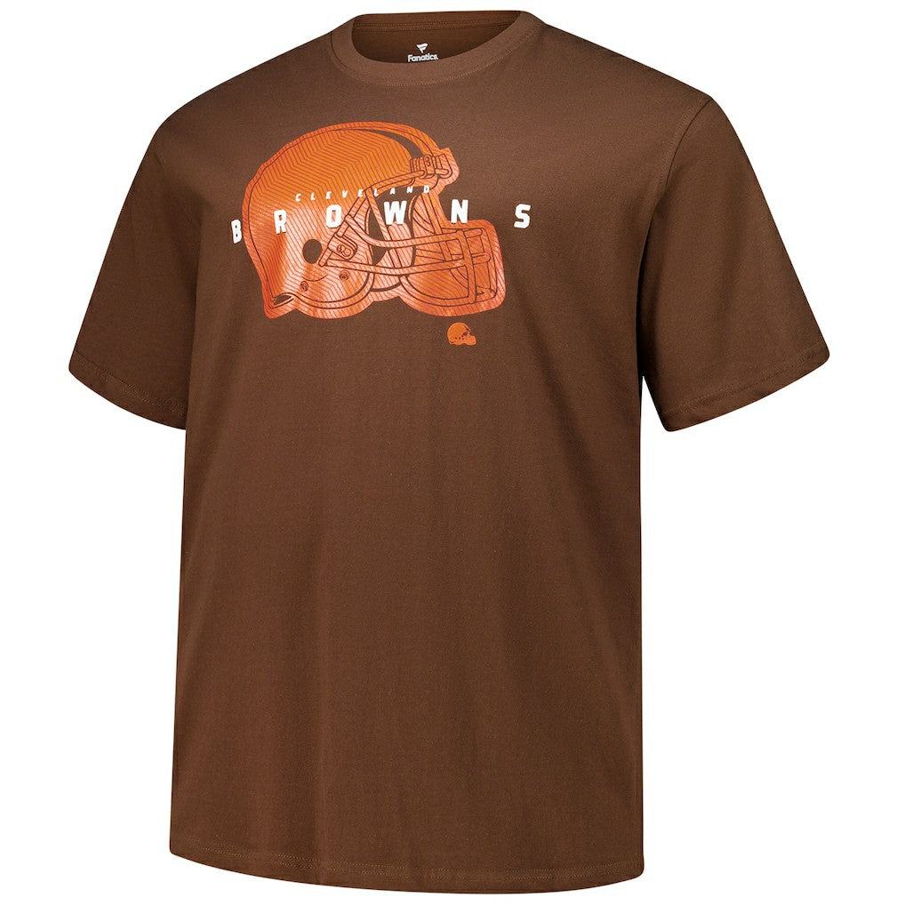 Cleveland Browns Big & Tall Coordinate T-Shirt Brown