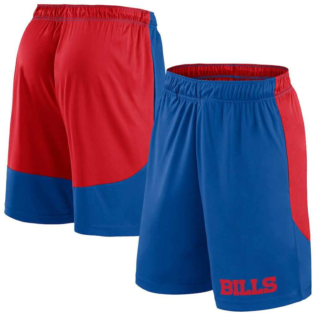 Buffalo Bills Big & Tall Launch Shorts Royal/Red