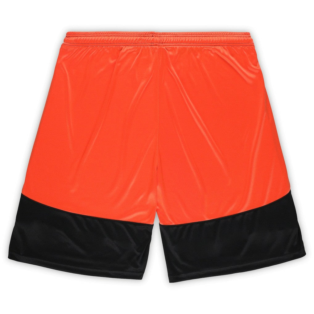 Cincinnati Bengals Big & Tall Launch Shorts Black/Orange