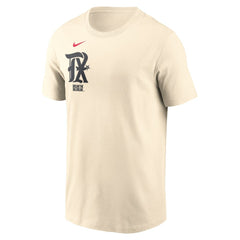 Texas Rangers Nike City Connect Fuse Name & Number T-Shirt - Natural T-shirts