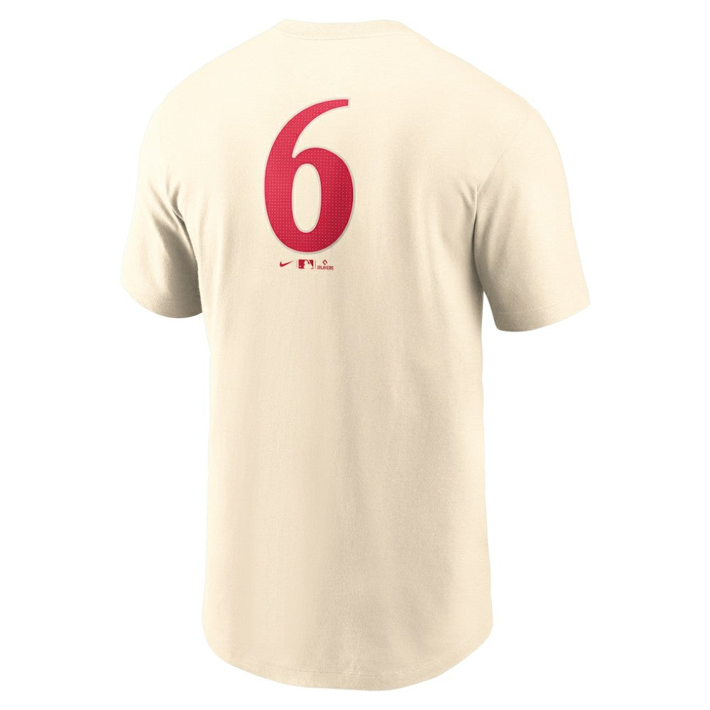 Texas Rangers Nike City Connect Fuse Name & Number T-Shirt - Natural T-shirts